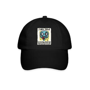 Un croyant religieux ne fait rien - Casquette classique - noir/noir - Devant