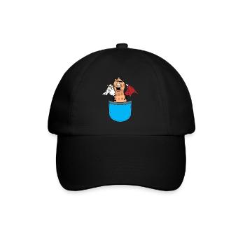 Bags Peanut Angel Devil Guardian Angel - Baseball Cap - black/black - Front