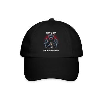 Nerve Not Retired - Baseball Cap - black/black - Front