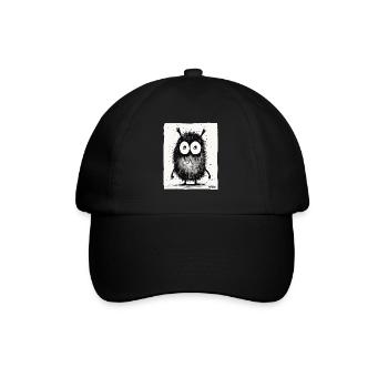 Drôle de petit monstre - Casquette classique - noir/noir - Devant