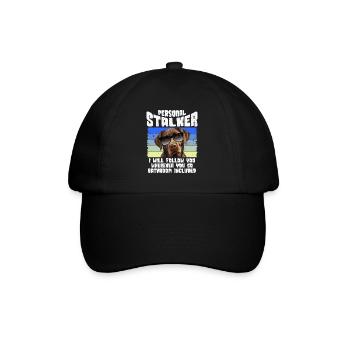 Labrador Dog PERSONAL STALKER I'LL FOLLOW YOU - Baseball Cap - black/black - Front