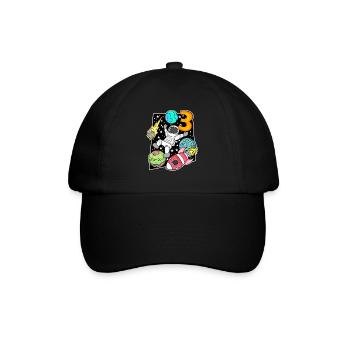 3 Anniversaire Garçon Astronaute - Casquette classique - noir/noir - Devant