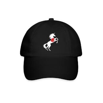 Licorne Anarchie Symbole T-Shirt Anarchisme Magique - Casquette classique - noir/noir - Devant