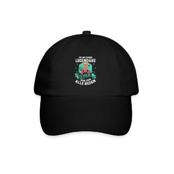 Ich bin dieser legendäre Bauer von dem alle reden - Baseballkappe - Schwarz/Schwarz - Vorne