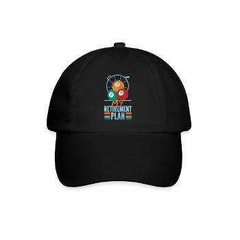 Joueur de bingo à la retraite Ma retraite - Casquette classique - noir/noir - Devant