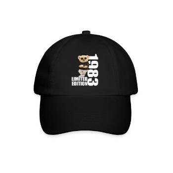Édition limitée 1983 ours ours anniversaire 1983 - Casquette classique - noir/noir - Devant