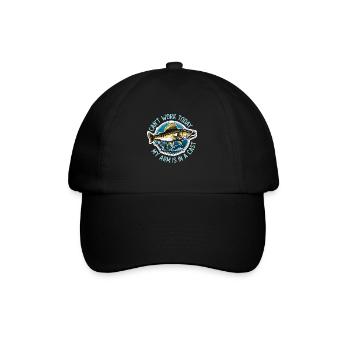 La pêche au doré ne peut pas fonctionner aujourd’hui, mon amateur de pêche - Casquette classique - noir/noir - Devant