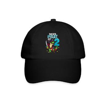 2nd Birthday Pirates - Baseball Cap - black/black - Front