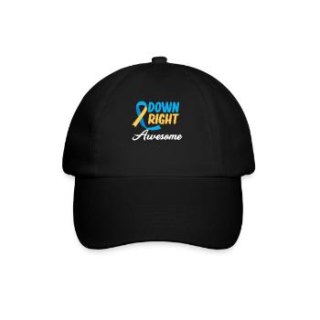 Autisme génial du syndrome de Down - Casquette classique - noir/noir - Devant