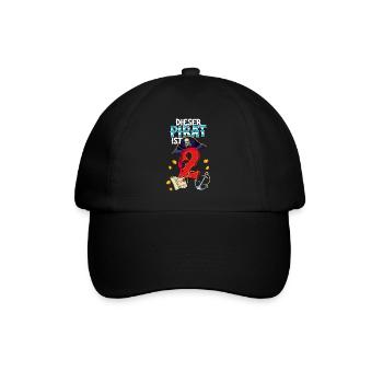 2nd Birthday Pirates - Baseball Cap - black/black - Front