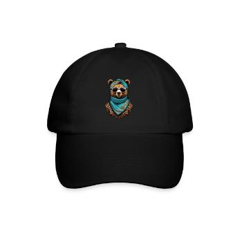 Funny Mama Bear Mother Bear Mother's Day - Baseball Cap - black/black - Front