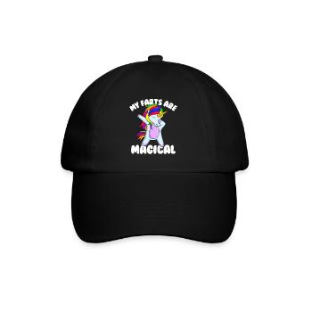 Meine Fürze sind ein magisches, peinliches Einhorn - Baseballkappe - Schwarz/Schwarz - Vorne