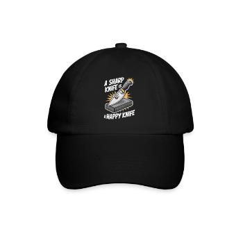 Knife Collector Knife Collection Hunting Fishing - Baseball Cap - black/black - Front