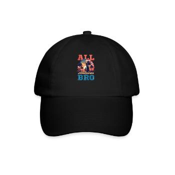 Windsurfen All American Bro - Baseballkappe - Schwarz/Schwarz - Vorne