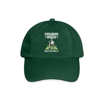Tennis Umpire Ref Sports Game Official Referee - Baseball Cap - bottle green - Front