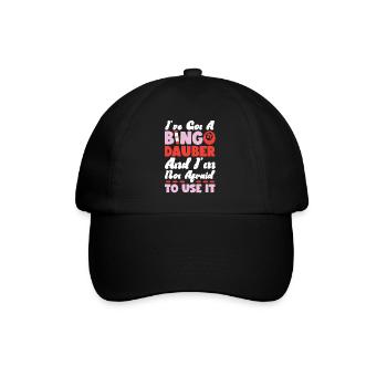 Bingo Player I've Got A Bingo - Baseballkappe - Schwarz/Schwarz - Vorne