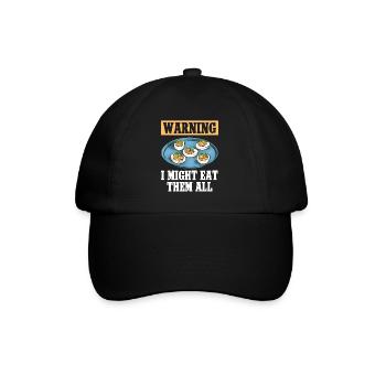 Stuffed Eggs Deviled Eggs - Baseball Cap - black/black - Front