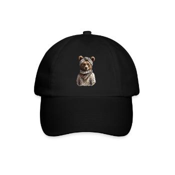 Funny Mama Bear Mother Bear Bear Lover - Baseball Cap - black/black - Front
