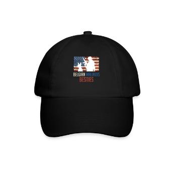 Chien de berger belge BESTIES MALINOIS BELGES - Casquette classique - noir/noir - Devant