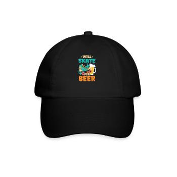 Roller Derby Skate pour la bière - Casquette classique - noir/noir - Devant