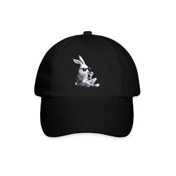 Harmonica Playing Gift - Baseball Cap - black/black - Front