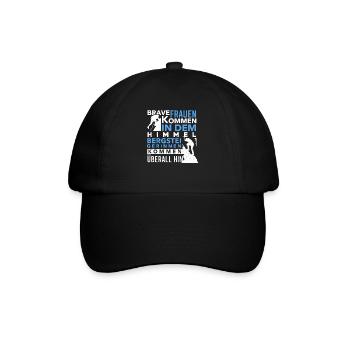Alps Hiking Saying Mountaineer - Baseball Cap - black/black - Front