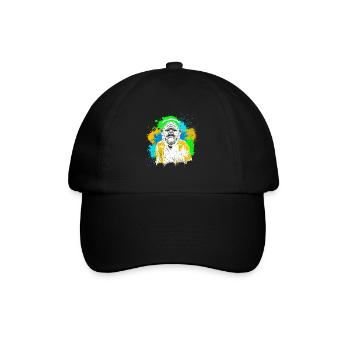 DJ Monkey Music Party Fun Sunglasses Fun Dancing C - Baseball Cap - black/black - Front