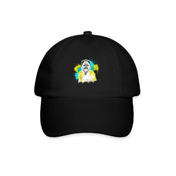 DJ Monkey Music Party Fun Sunglasses Dance Party M - Baseball Cap - black/black - Front