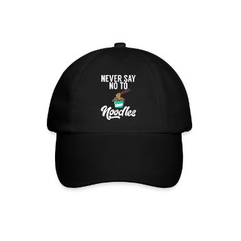Noodle Lover Gifts - Baseball Cap - black/black - Front