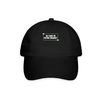 Latin Funny Latin Saying - Baseball Cap - black/black - Front