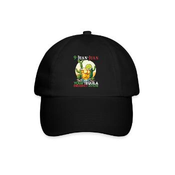 Lustiger Tequila Spruch Cinco De Mayo Design - Baseballkappe - Schwarz/Schwarz - Vorne