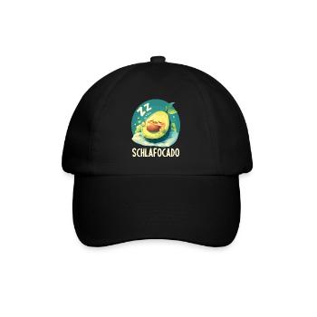 Schlafocado Chemise de nuit officielle - Casquette classique - noir/noir - Devant