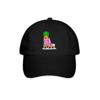 Karotte Eislaufen Schlittschuhe - Baseball Cap - black/black - Front