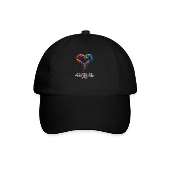 Geek Love Our Connection: Faster Than Fiber Optic - Baseball Cap - black/black - Front