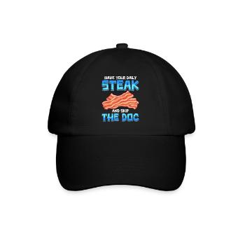 Anti Vegetarians Have Your Daily Steak Skip the Doc - Baseball Cap - black/black - Front
