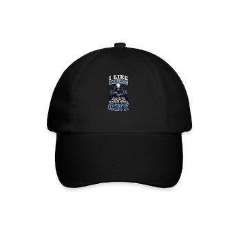 Chess Makes People Cry - Baseball Cap - black/black - Front
