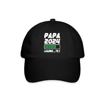 Papa 2024 Chargement - Casquette classique - noir/noir - Devant