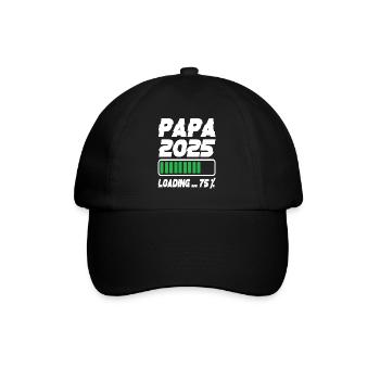Papa 2025 Chargement - Casquette classique - noir/noir - Devant