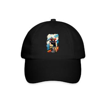 Simply Retro Road Bike Ride - Baseball Cap - black/black - Front