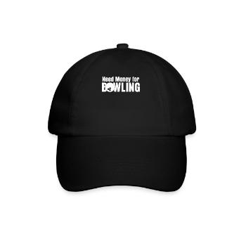 Quilles Bowling Boule Bowling Bowling - Casquette classique - noir/noir - Devant