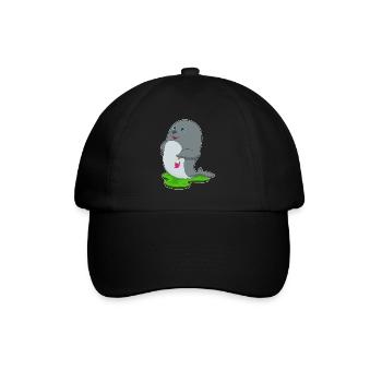 Peinture au pinceau Seal Painter - Casquette classique - noir/noir - Devant