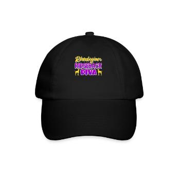 RHODESIAN RIDGEBACK DIVA Ridgeback Women - Baseball Cap - black/black - Front