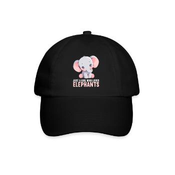 Elephant Elephant - Baseball Cap - black/black - Front