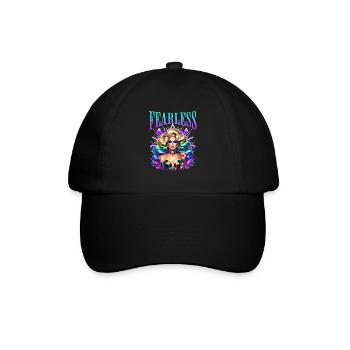 Fearless LGBTQ+ Pride Power Expression - Baseball Cap - black/black - Front