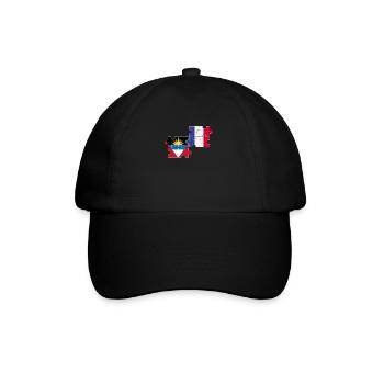 Antigua-et-Barbuda France Drapeau Antigua - Casquette classique - noir/noir - Devant