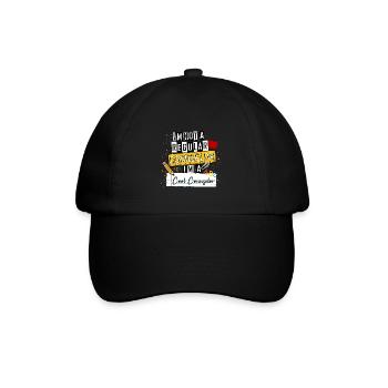 Ich bin kein normaler Berater, ich bin ein cooler Berater F - Baseballkappe - Schwarz/Schwarz - Vorne