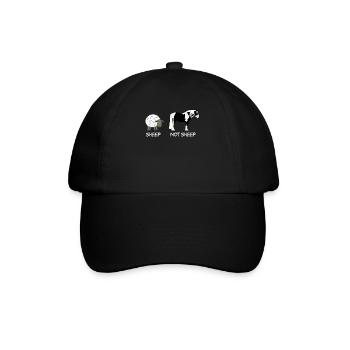 Berger éleveur de moutons et de chevaux - Casquette classique - noir/noir - Devant