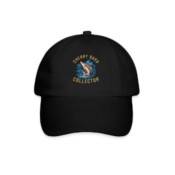 Cerise, Barbe, Poisson, Aquarium, Eau douce, Aquariophilie, - Casquette classique - noir/noir - Devant
