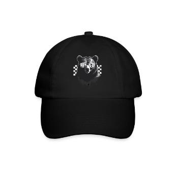 Funny Father Bear Dad Perfect Style - Baseball Cap - black/black - Front