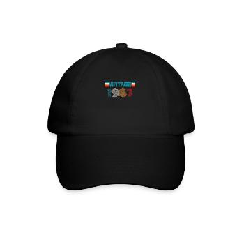 Millésime anniversaire 1967 - Casquette classique - noir/noir - Devant